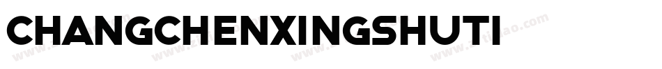 changchenxingshuti字体转换