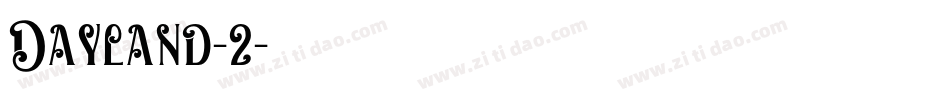 Dayland-2字体转换