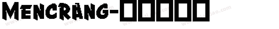 Mencrang字体转换