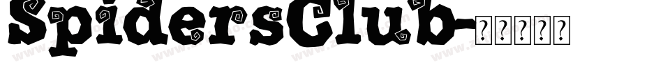 SpidersClub字体转换