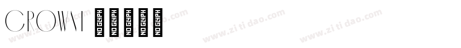 CROWNT字体转换