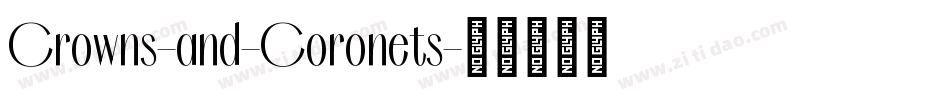 Crowns-and-Coronets字体转换
