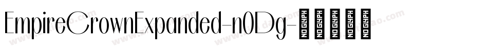 EmpireCrownExpanded-n0Dg字体转换