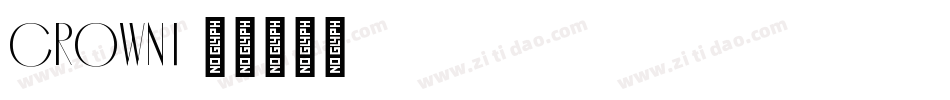 CROWNT字体转换