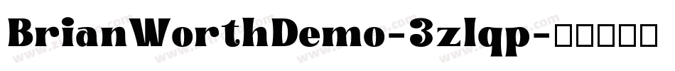 BrianWorthDemo-3zlqp字体转换