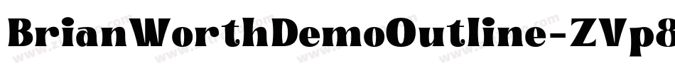 BrianWorthDemoOutline-ZVp83字体转换