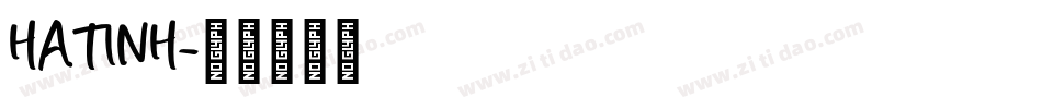 HATINH字体转换