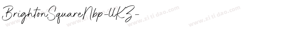 BrightonSquareNbp-llKZ字体转换