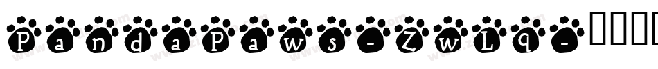 PandaPaws-ZwLq字体转换