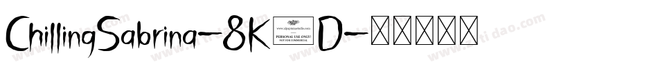 ChillingSabrina-8K0D字体转换