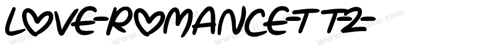 love-romance-tt-2字体转换