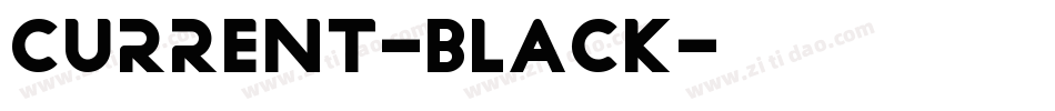 Current-Black字体转换