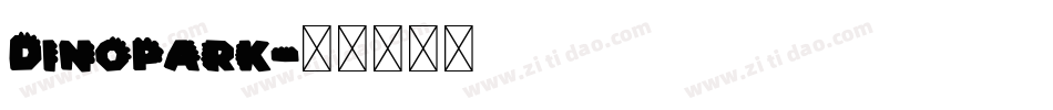 Dinopark字体转换