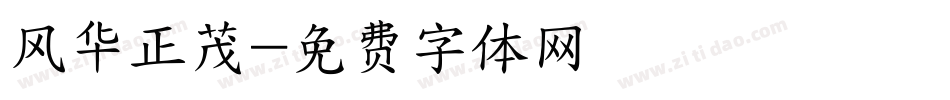 风华正茂字体转换