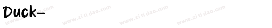 Duck字体转换