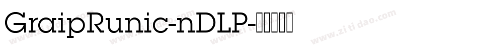 GraipRunic-nDLP字体转换
