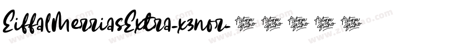 EiffalMerriasExtra-x3nor字体转换