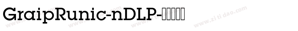 GraipRunic-nDLP字体转换