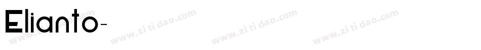 Elianto字体转换