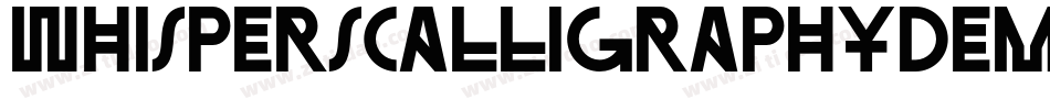 WhispersCalligraphyDemoEssentialBold-8AMZ字体转换