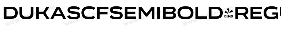 DukasCFSemiBold-Regular字体转换