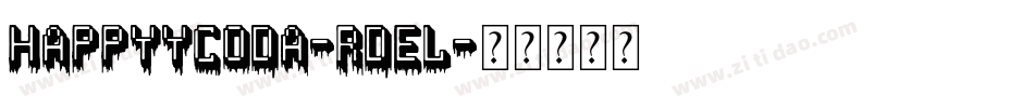 Happyycoda-RDel字体转换