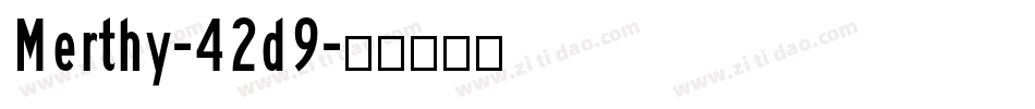 Merthy-42d9字体转换
