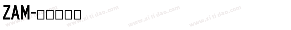 ZAM字体转换