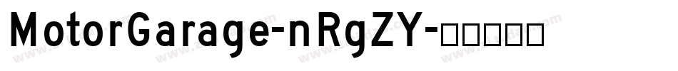 MotorGarage-nRgZY字体转换