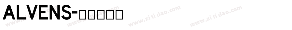 ALVENS字体转换