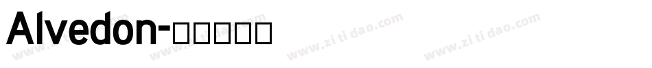 Alvedon字体转换