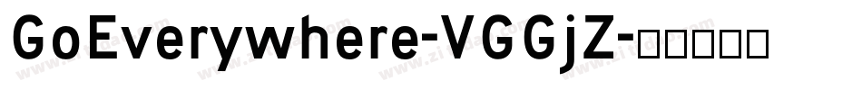 GoEverywhere-VGGjZ字体转换