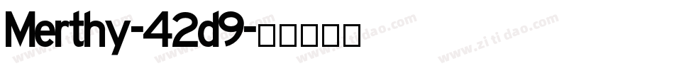 Merthy-42d9字体转换