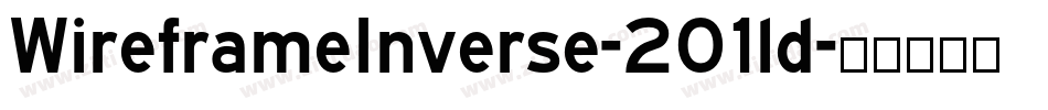 WireframeInverse-2O1ld字体转换