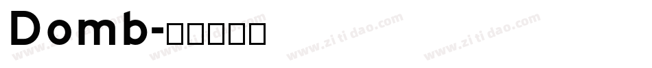 Domb字体转换