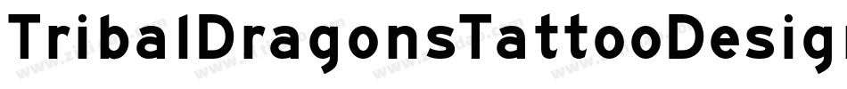 TribalDragonsTattooDesigns-V05y字体转换