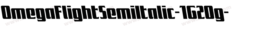 OmegaFlightSemiItalic-1G2Og字体转换
