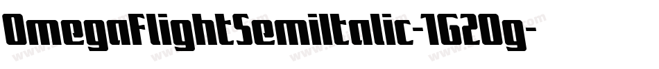 OmegaFlightSemiItalic-1G2Og字体转换