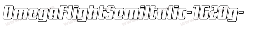 OmegaFlightSemiItalic-1G2Og字体转换