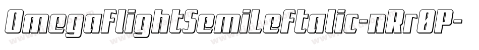 OmegaFlightSemiLeftalic-nRr0P字体转换