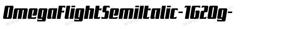 OmegaFlightSemiItalic-1G2Og字体转换