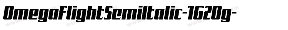 OmegaFlightSemiItalic-1G2Og字体转换