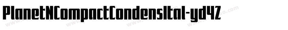 PlanetNCompactCondensItal-yd4Z字体转换