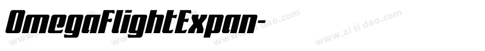 OmegaFlightExpan字体转换