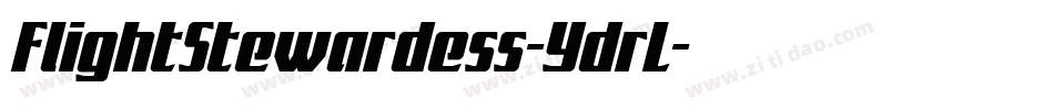 FlightStewardess-YdrL字体转换