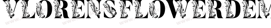 VlorensFlowerDemoStencil-ALR5g字体转换