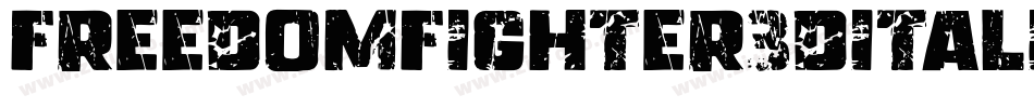 FreedomFighter3DItalic-zKa3字体转换
