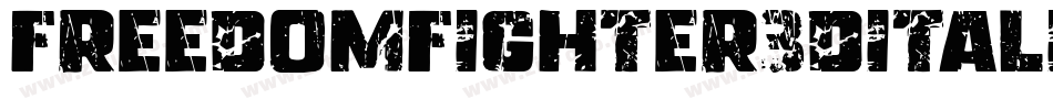FreedomFighter3DItalic-zKa3字体转换