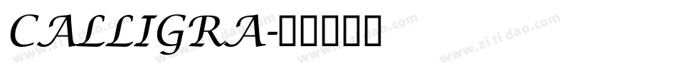 CALLIGRA字体转换