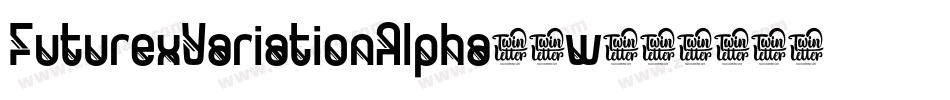 FuturexVariationAlpha-7w4字体转换